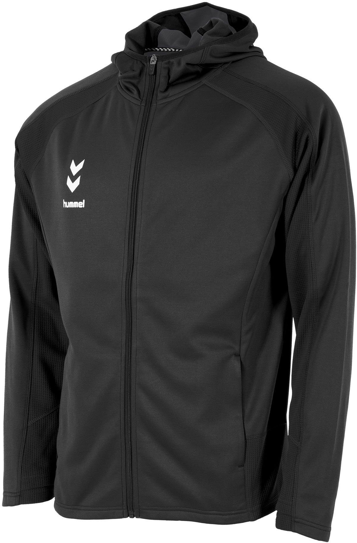 hummel Ground Hooded Training Jacket Sportjas Kids - Maat 140