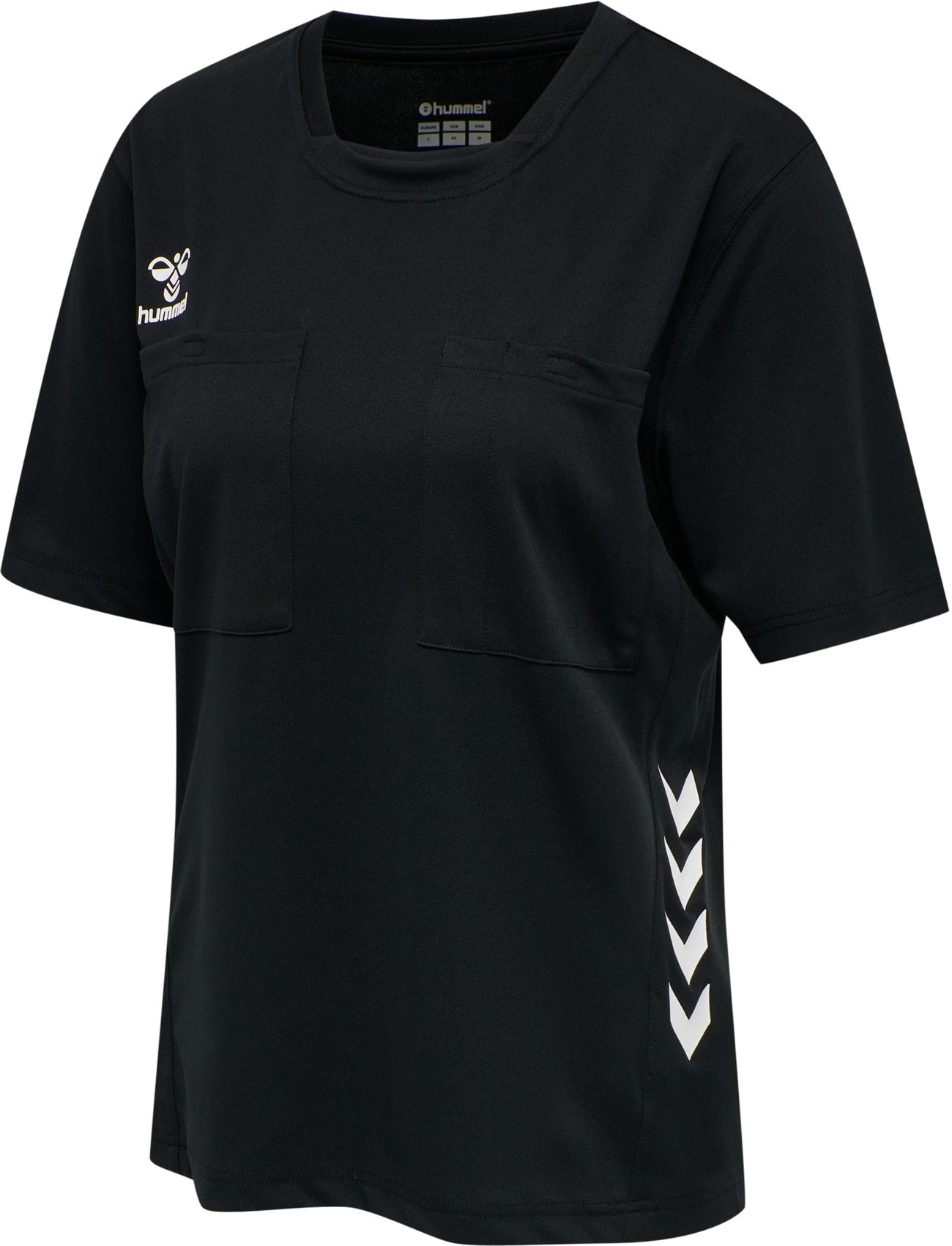Hummel Referee Chevron SS Jersey Dames - sportshirts - zwart - Vrouwen