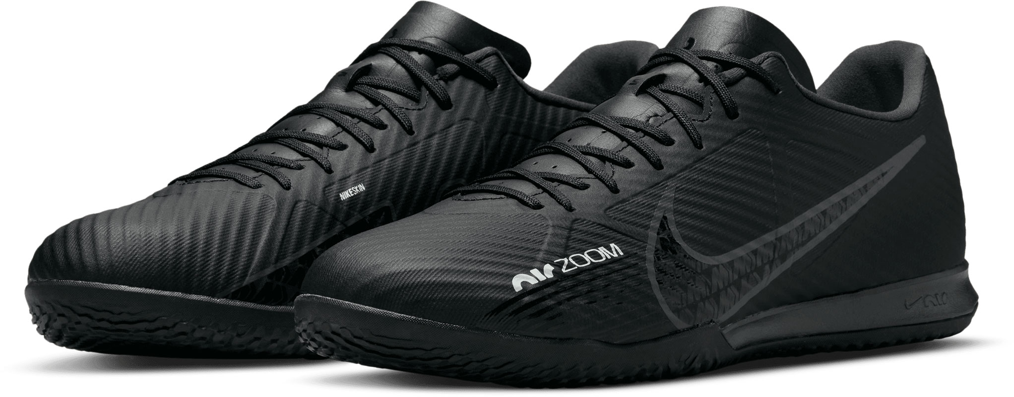 Nike Zoom Mercurial Vapor 15 Academy IC DJ5633-001, Mannen, Zwart, Indoorschoenen, maat: 44