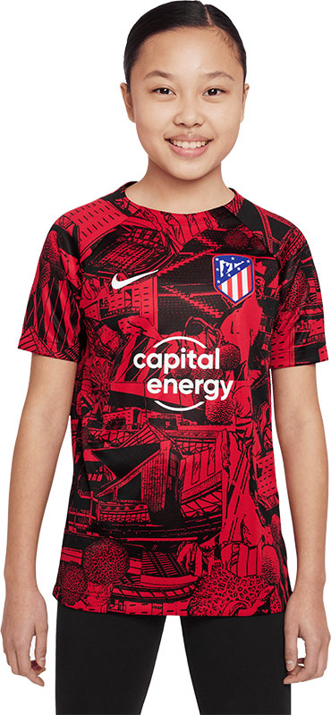 Nike Atletico Madrid Pre-Match Top Kids 2022-2023