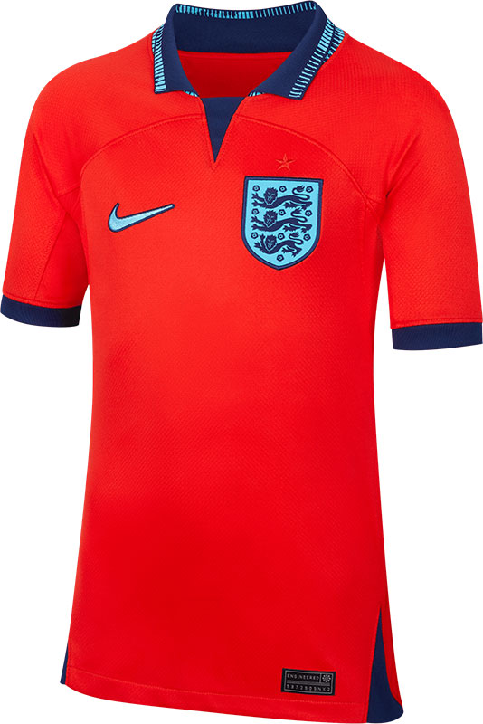 Nike Engeland Uit Shirt Kids