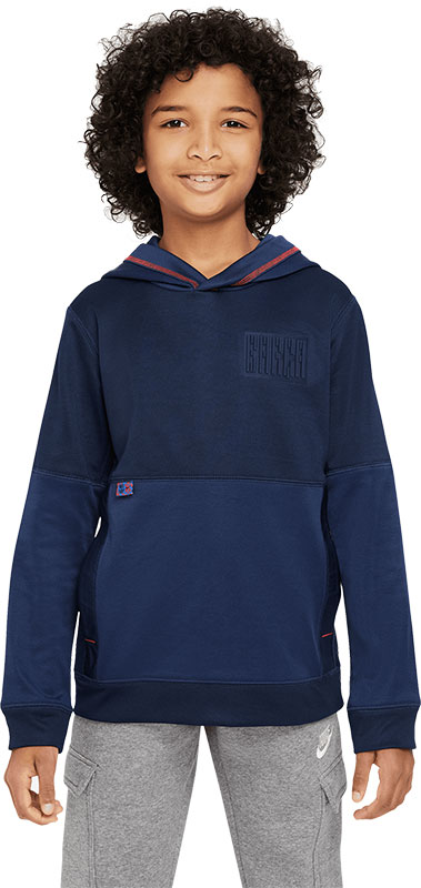 Nike FC Barcelona Travel Fleece Hoody Kids
