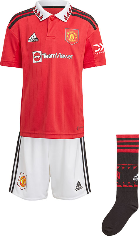 adidas Manchester United Thuis Tenue Little Kids