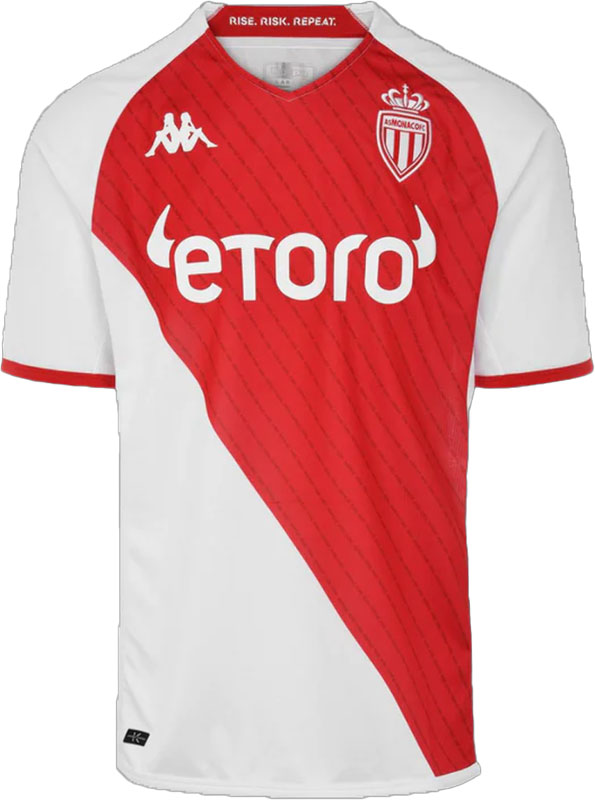 Kappa AS Monaco Thuis Shirt 2022/2023