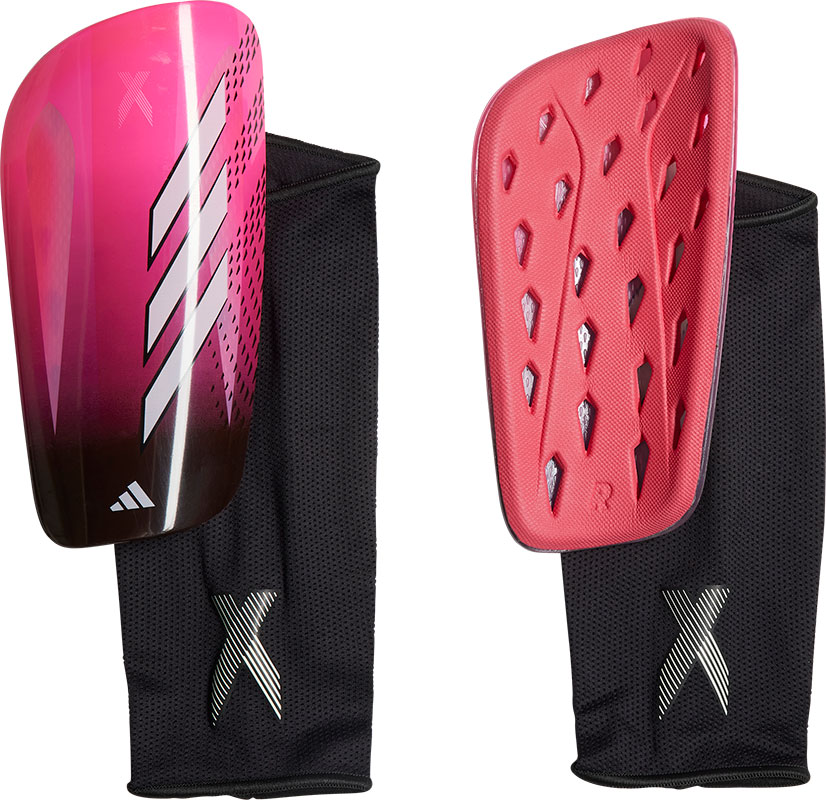 Adidas - X Speedportal - Scheenbeschermers - Roze/Zwart