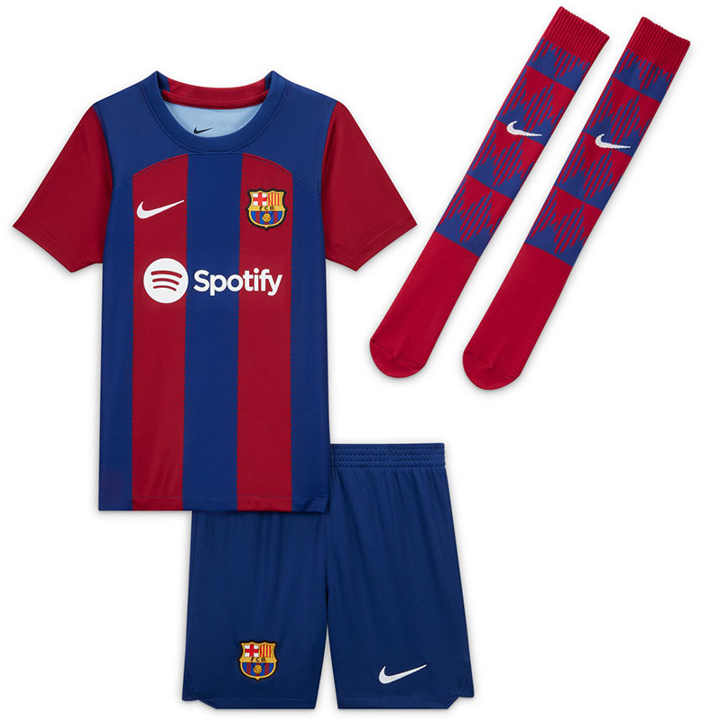 Nike FC Barcelona Thuis Tenue Little Kids