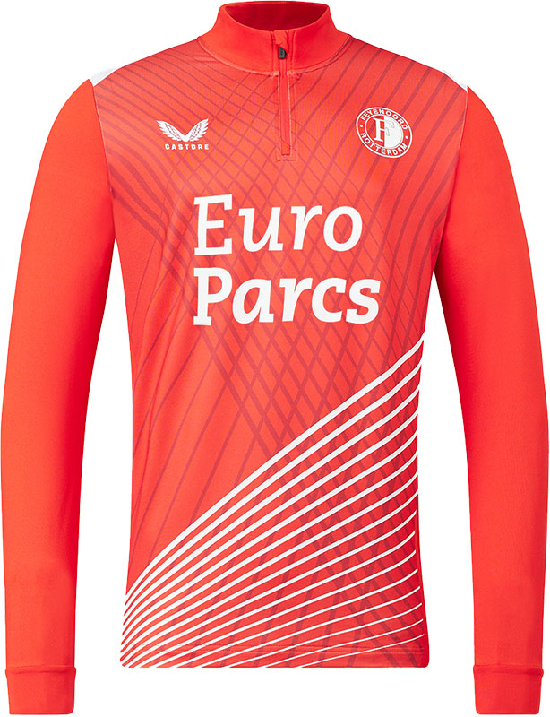 Castore Feyenoord Pre-Match Training Top Kids