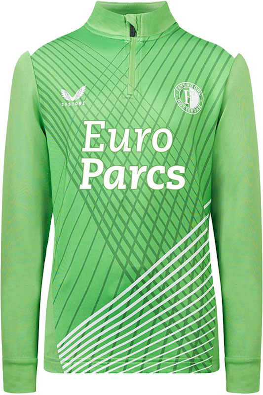 Castore Feyenoord Pre-Match Training Top Kids