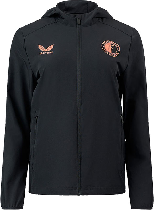 Castore Feyenoord Travel Hooded Jacket Dames