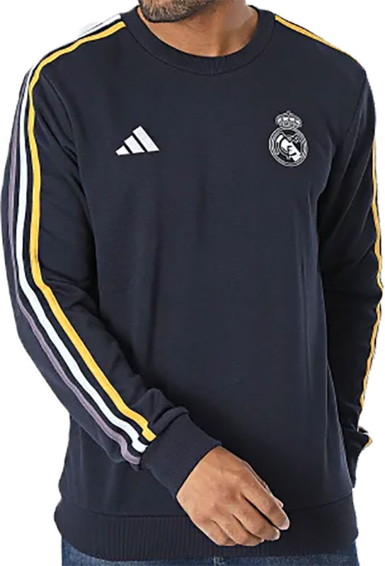 adidas Real Madrid Crew Sweat Top 2023/2024
