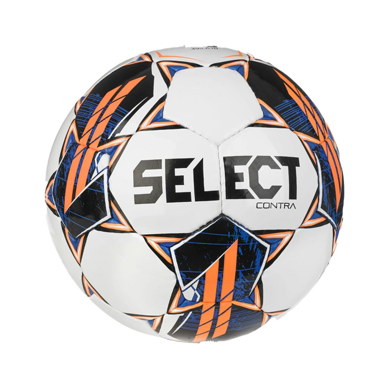 Select Contra FIFA Basic Ball CONTRA WHT-ORG, Unisex, Wit, Bal naar voetbal, maat: 4