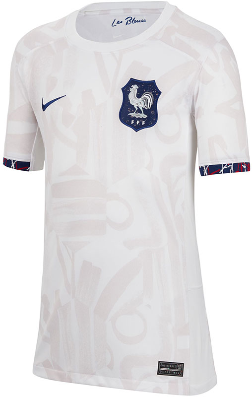 Nike Frankrijk Uit Shirt Kids